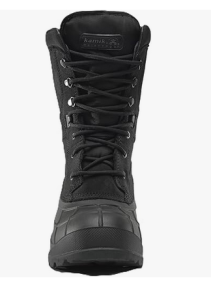 Kamik Nation Plus Snow Boot - Waterproof Winter Boots for Men - Insulated Men’s Snow Footwear - High-Traction Grip Work Shoes - Lace-Up Closure with Midfoot Hook & Strap 