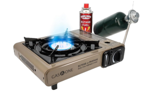 Gas One GS-3400P Propane or Butane Stove Dual Fuel Stove Portable Camping Stove - Patented - with Carrying Case Great for Emergency Preparedness Kit