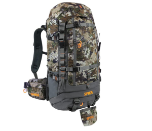 SPIKA Hunting Backpacks for Men, Meat Hauler Frame Pack with Rifle Holder, 40L/80L Extendable + Capacity for Bow Rifle Gun