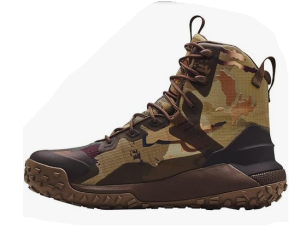 Under Armour Whitetail HOVR Dawn Waterproof Unisex Boots UA Forest All-Season Camo/Maverick Brown 3023105-901 
