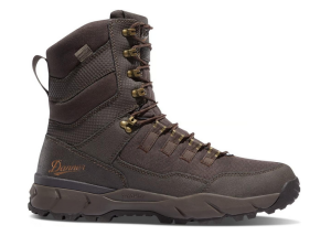 Danner Vital 8” Waterproof Hunting Boots for Men - Abrasion-Resistant Leather & Textile Upper, Shock-Absorbing Footbed & Non Slip Traction Outsole 