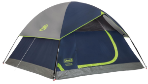 Coleman Sundome Camping Tent with Rainfly, 2/3/4/6 Person Tent Sets Up in 10 Mins, Weatherproof Shelter for Camping, Festivals, Backyard, Sleepovers, & More