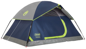 Coleman Sundome Camping Tent with Rainfly, 2/3/4/6 Person Tent Sets Up in 10 Mins, Weatherproof Shelter for Camping, Festivals, Backyard, Sleepovers, & More