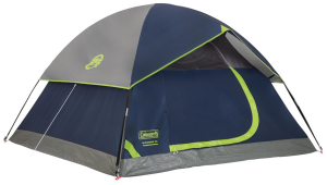 Coleman Sundome Camping Tent with Rainfly, 2/3/4/6 Person Tent Sets Up in 10 Mins, Weatherproof Shelter for Camping, Festivals, Backyard, Sleepovers, & More 