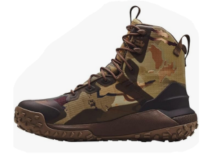 Under Armour Whitetail HOVR Dawn Waterproof Unisex Boots UA Forest All-Season Camo/Maverick Brown 3023105-901 