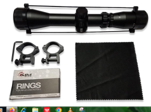 AIM Sports 2-7X42 30mm Scout Scope/Rangefinder