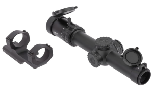 Primary Arms SLX 1-6x24mm SFP Rifle Scope Gen IV ACSS Nova Fiber Wire Reticle - Red Dot Bright and Deluxe 30mm Scope Mount Bundle