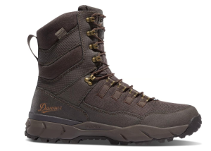 Danner Vital 8” Waterproof Hunting Boots for Men - Abrasion-Resistant Leather & Textile Upper, Shock-Absorbing Footbed & Non Slip Traction Outsole
