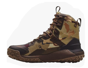 Under Armour Whitetail HOVR Dawn Waterproof Unisex Boots UA Forest All-Season Camo/Maverick Brown 3023105-901 
