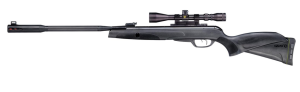 Gamo Whisper Fusion Mach 1 Break Barrel Pellet Air Rifle - IGT Mach 1 Gas Piston, CAT Trigger, High Velocity .177 or .22 Caliber Airgun - Black. 