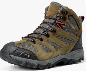 NORTIV 8 Men's Ankle High Waterproof Hiking Boots Outdoor Lightweight Shoes Trekking Trails Armadillo