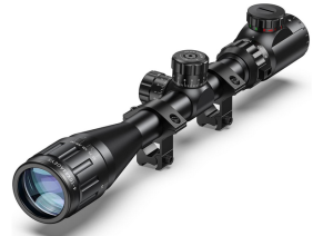 CVLIFE 4-16x44 AO Rifle Scope Red and Green Illuminated Scope with Locking Turret Sunshade and Mount Included