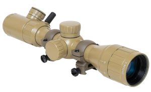 Monstrum 3-9x32 AO Rifle Scope with Illuminated Range Finder Reticle and Parallax Adjustment | Flat Dark Earth 