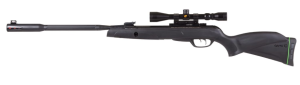 Gamo Whisper Fusion Mach 1 Break Barrel Pellet Air Rifle - IGT Mach 1 Gas Piston, CAT Trigger, High Velocity .177 or .22 Caliber Airgun - Black.