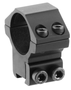 Accu-Shot UTG 30mm/2PCs Medium Profile Airgun Rings w/Stop Pin , Black