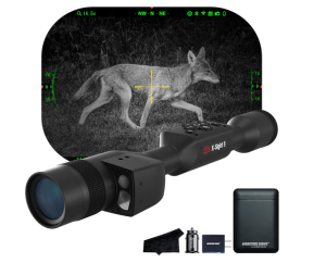 ATN X-Sight 5 LRF Ultra HD 4K+ Smart Day & Night Vision Scope with Built-in Laser Rangefinder and Ballistic Calculator | Dual Stream Video, Recoil Activated Video | Exclusive Signature Series Kit 