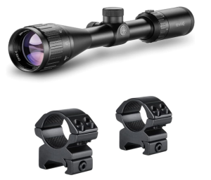 Hawke Hunting Precision H2 Optics Fast Focus Mil Dot Reticle Vantage 3-9x40 AO Riflescope, 14123
