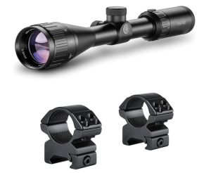 Hawke Hunting Precision H2 Optics Fast Focus Mil Dot Reticle Vantage 3-9x40 AO Riflescope, 14123
