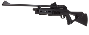 Beeman QB II CO2 Repeater Air Rifle with Fiber Optic Sights & 10 Shot Magazine 