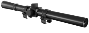 Crosman 0410 Targetfinder 4x15mm Duplex Reticle Riflescope, Black