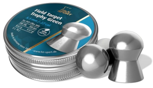 H&N Field Target Trophy Green.22 Cal, 9.56 Grains, Domed, Lead Free, 200ct, one of the Best Lightweight Pellets for Air Rifles