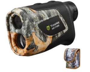 TIDEWE Hunting Rangefinder, Rechargeable Camo Laser Range Finder 700/1000Y 